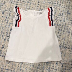 Janie and Jack tank with Red and Blue Accents